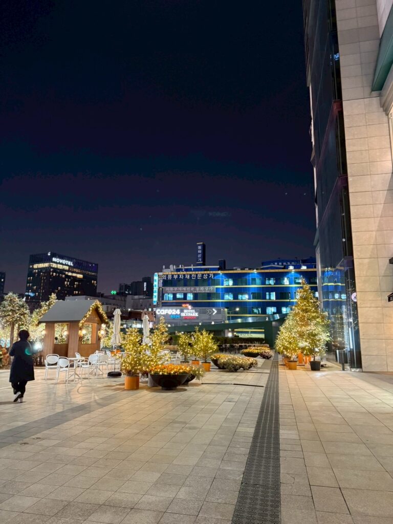 クリスマスシーズンのウェスティン朝鮮ソウル周辺